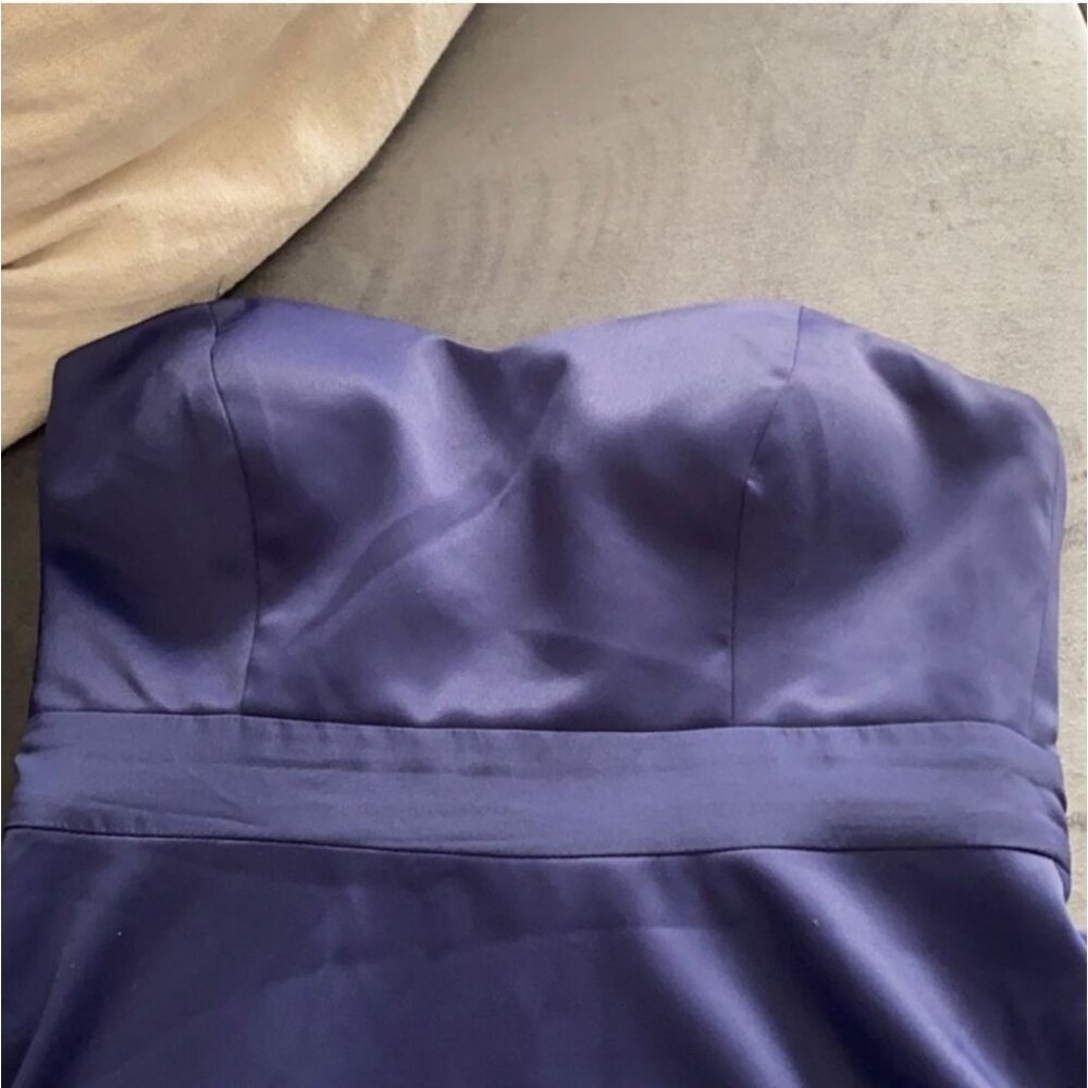 Bcbgeneration Strapless Deep Purple Mini Dress La… - image 8